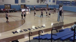 Milford boys volleyball highlights Medfield High School