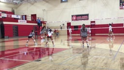 Powell volleyball highlights Knoxville Halls High School