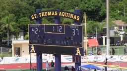 Fort Myers football highlights St. Thomas Aquinas High School