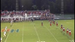 Evansville Mater Dei football highlights vs. Heritage Hills