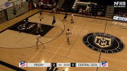 Priory basketball highlights Central Catholic High School