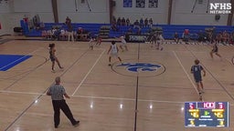 Priory basketball highlights Menlo School