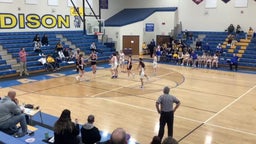Tecumseh girls basketball highlights Madison High School