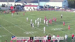Hillsboro football highlights Western Brown High School