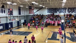 Newport volleyball highlights Philomath