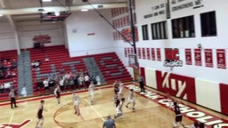 Norfolk Catholic basketball highlights Crofton High School