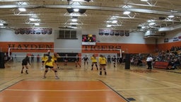 Meeker volleyball highlights Hayden High School