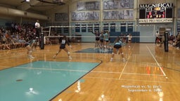 Magnificat volleyball highlights Saint Joseph Academy