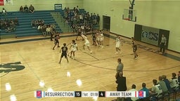 Resurrection Christian basketball highlights Roaring Fork