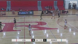 Romeo girls basketball highlights L'Anse Creuse North High School