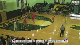 North Schuylkill basketball highlights Panther Valley High School