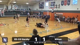 Edgewood-Colesburg volleyball highlights Wilton High School