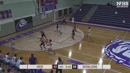 Geraldine basketball highlights Ider High School