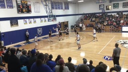 Alma Center Lincoln basketball highlights McDonell Central High School