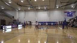Liberty-Benton volleyball highlights Van Buren High School