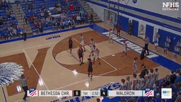 Bethesda Christian basketball highlights Waldron High School