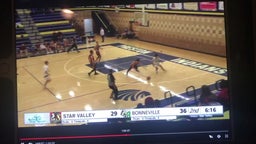 Star Valley basketball highlights Bonneville High School