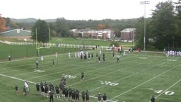 New Hampton School football highlights Canterbury High School
