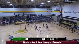 Northern Cass girls basketball highlights Thompson High School