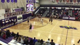 Wood River girls basketball highlights Adams Central High School
