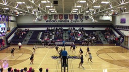 Cross County volleyball highlights Wood River vs Shelton