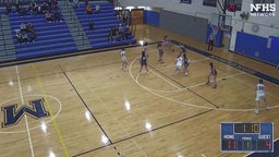 Westwood girls basketball highlights Medway High School