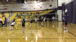 Grand Ledge volleyball highlights Portage Central