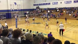 Battle Creek volleyball highlights Pierce High School