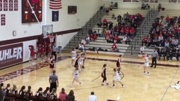 Buhler girls basketball highlights Hesston