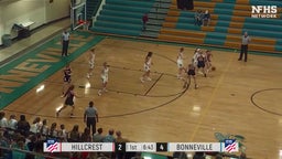 Bonneville girls basketball highlights Hillcrest High School
