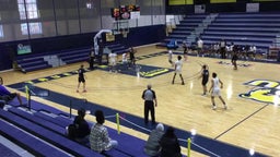 Landmark Christian basketball highlights Model High School