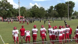 Champagnat Catholic football highlights Everglades Prep Academy High School