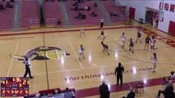 Worthington Christian girls basketball highlights Whitehall-Yearling High School