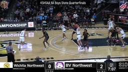 Northwest basketball highlights Blue Valley Northwest High School