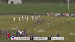 Grant County football highlights Carroll County High School
