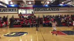 Raeshon Robertson's highlights Laurel Highlands High School