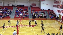 Lutheran-Northeast volleyball highlights Howells-Dodge