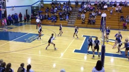 Lutheran-Northeast volleyball highlights Columbus Lakeview