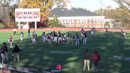 Sidwell Friends football highlights Potomac School