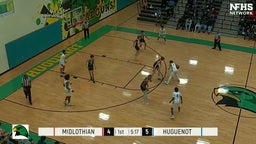Huguenot basketball highlights Midlothian High School