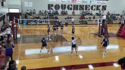 Hallsville volleyball highlights Elysian Fields High School