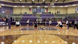 Hallsville volleyball highlights Tyler Legacy High School