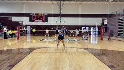 Hallsville volleyball highlights Newman Smith High School
