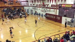 WF West girls basketball highlights Hockinson High School