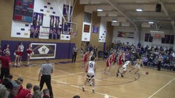 Conway Springs basketball highlights Medicine Lodge High School