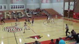 Conway Springs girls basketball highlights Medicine Lodge High School