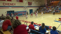 Conway Springs girls basketball highlights Cheney High School