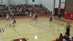 Conway Springs girls basketball highlights Bluestem High School