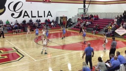 South Gallia girls basketball highlights Notre Dame High School