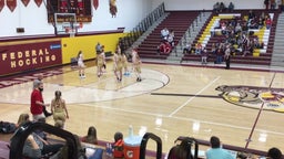 South Gallia girls basketball highlights Federal Hocking High School